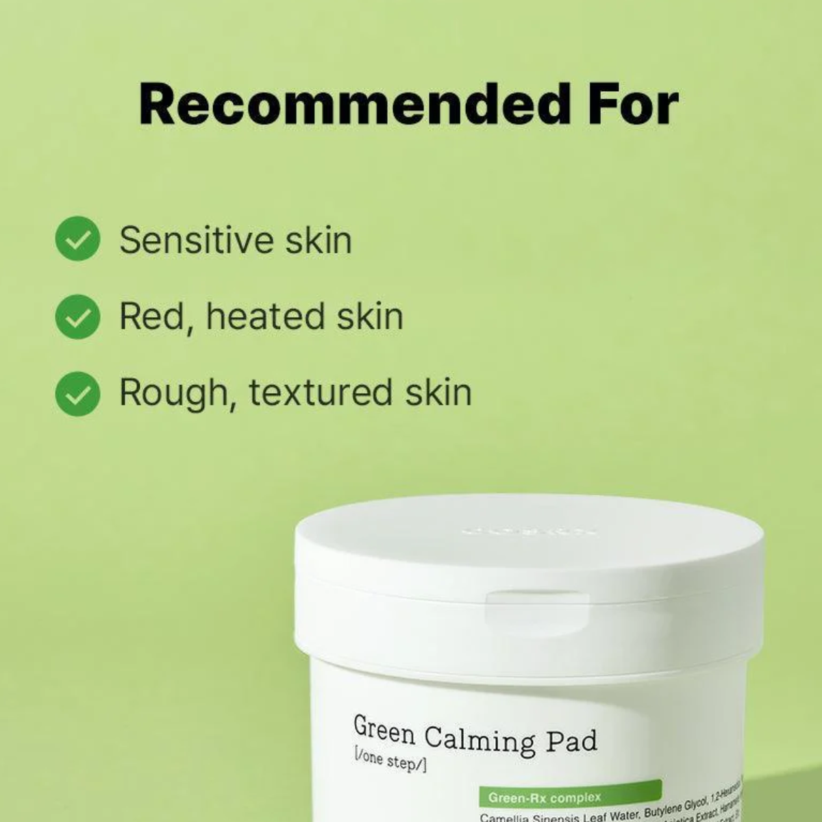 COSRX One Step Green Hero Calming Pad (70 pads)